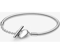 Pandora Moments cœur T-fermoir bracelet à maillons serpent 599285C00 Bracelet pour dames, circonférence du bracelet:16cm