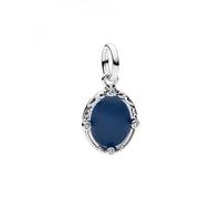 PANDORA Moments Disney 793840C01 Breloque en forme de miroir magique en argent sterling avec zircone Compatible avec pendentif Me and Moments, 1,7x 14,5x 12,6 mm, Argent sterling, Pas de gemme