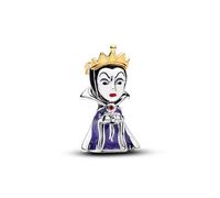 PANDORA Moments Disney Villains 764380C01 Breloque en argent sterling avec alliage plaqué or 14 carats et cristal de culture Compatible Moments