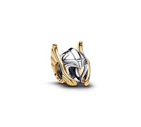 PANDORA Moments Marvel Thor 764215C00 Breloque en argent sterling avec alliage plaqué or 14 carats Compatible Moments