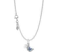 Pandora Moments SET590515-45+790757C01 Collier avec pendentif papillon en argent sterling avec oxyde de zirconium cubique 45 cm - Länge - 45 cm - Oxyde de zirconium, Länge: 45 cm, Argent sterling,