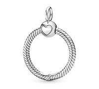 PANDORA Moments Women's Sterling Silver Small O Pendant