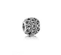 Pandora Charm Perle ajourée 791282 – Roses argentées, séparable en argent