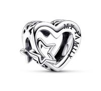 Pandora Ouvert Famille Cœur & Étoile Charm 792829C00 Pendentif