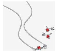 Pandora Parure Flèche & Cœur en Verre de Murano one size
