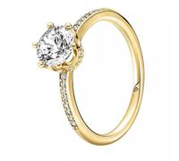 Pandora shine creoles coeur pave