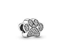 Pandora Perle 791714CZ Empreinte de patte argentée avec zircones cubiques pour femme