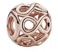 Pandora Passions Charm Infini en métal plaqué or rose 14 carats