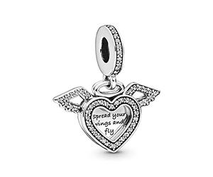Pandora Passions Collection Cœur ailé en argent sterling