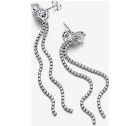 Pandora Pendants d’Oreilles Nœud Pavé one size