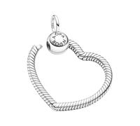 Pandora - Pendent Cœur Moments - Femme - Accessoires - Blanc - Taille: ONE Size