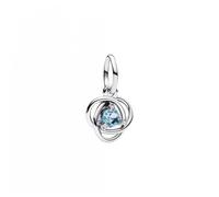 Pandora Charm Pendant Cercle Éternité Bleu Azur one size