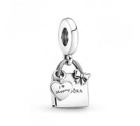 Charm Pendant Sac Shopping Pandora Moments - Argent Argent
