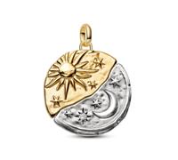 PANDORA Médaillon XL 764806C01 Soleil et Lune
