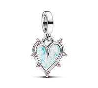 Pandora Pendentif Charm Amitié Opale irisée Argent 793434C01