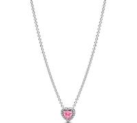 Pandora Pendentif Collier Sublime Cœur Rose Argent 45 cm 398425C02