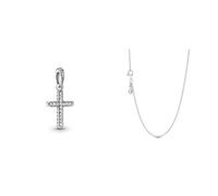 Pandora Pendentif croix 397571CZ femme argent & Chaîne 590412-45 Argent pour femme