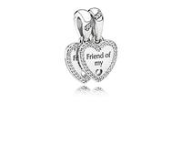 Pandora - Pendentif Cœur d'Amitié - Femme - Accessoires - Gris - Taille: ONE Size