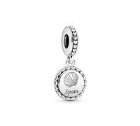 PANDORA Pendentif en argent sterling Coquillage Espagne 792018 E027 Taille unique femme