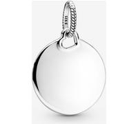 PANDORA Collier Engravable Round Sterling Silver Pendant 398610C00 Marque, taille unique, Métal, Pas de gemme