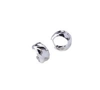 Pandora Boucles d'oreilles Essence 293874C00 Petites créoles ondulées argent sterling Taille unique