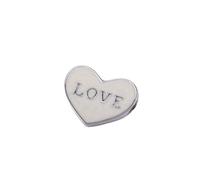 Pandora - Plaque Cœur d'Amour - Femme - Accessoires - Gris - Taille: ONE Size