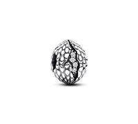 Pandora Project House Charm Œuf de Dragon en argent sterling avec zircones cubiques transparentes