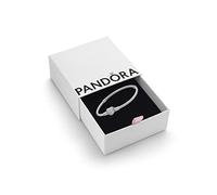 Pandora Icons Bracelet en argent avec fermoir en forme de cœur et zircones cubiques, 17