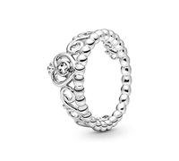 Pandora Purely Pandora Bague Couronne Tiare Princesse en argent avec zircones cubiques, taille 54