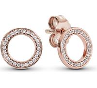 Pandora Rose 280585CZ Boucles d'oreilles Cercle étincelant