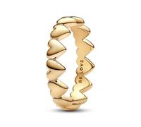 PANDORA Row of Hearts 163427C00 Bague, Or Jaune, Aucune Pierre précieuse