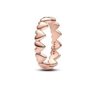 Pandora Row of Hearts 183427C00 Bague, or jaune, Aucune pierre précieuse