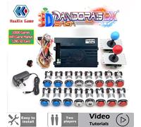 Pandora Saga 3d EX 10000 in 1 - arcade cabinet HDMI/VGA WIFi LED blue & red