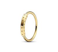 Pandora Signature Bague en or 14 carats avec logo