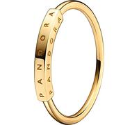 Pandora Signature Bague en or 14 carats avec logo