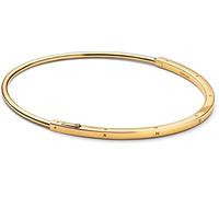 Pandora Signature Bracelet jonc en or 14 carats avec logo