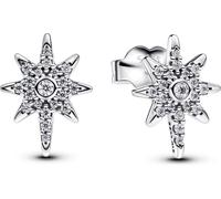 Pandora Sterling argent Cubic Zirconia Clear 293587C01 Boucles d'oreilles