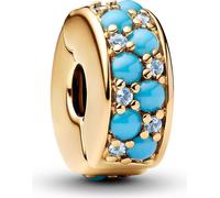 PANDORA Stopper Charm pour femme, doré à l'or fin, Moments