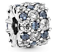PANDORA Timeless 14k guldpläterad evighetsring med glittrande rad och klar kubisk zirkonia