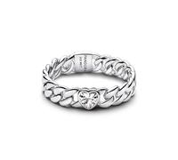 Pandora Timeless 194386C01-56 Chaîne Cuban Bague en Argent Sterling avec zircone Taille : 56
