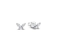 Pandora Clous d'oreilles Papillon Argent sterling avec zircone Taille unique
