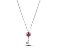 Pandora Collier Timeless 394392C01-45 – Cœur en argent sterling avec zircone – 45 cm