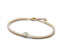Pandora Bracelet Timeless 560041C01-18 argent sterling plaqué or 14 carats oxyde de zirconium 18 cm