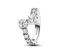 Pandora Timeless Bague en argent sterling avec zircones cubiques transparentes, taille 58