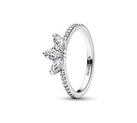 Pandora Bague Timeless Herbier scintillant argent sterling zircones cubiques transparentes taille 52