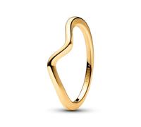 Pandora Timeless Bague Vague en métal plaqué or 14 carats, taille 48