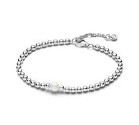 Pandora Timeless 14k Gold-plated collier with white treated freshwater cultured pearl and cubic zirconia
