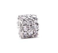 Pandora Timeless Charm en argent sterling avec zircones cubiques transparentes