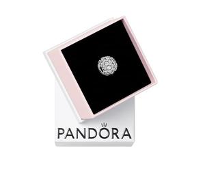 Pandora Timeless Charm Pavé en argent sterling avec zircones cubiques transparentes