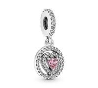 PANDORA 791476C01 Pendentif double cœur